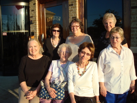 Retired SW's meeting for dinner- me on left