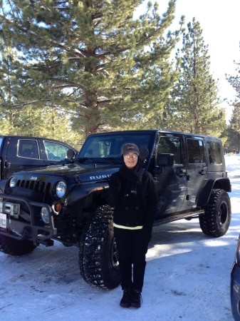 Wife at Mammoth Mountain