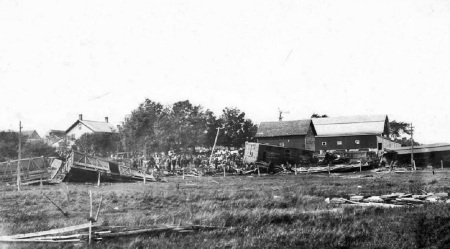 1889- Barnum & Bailey Train Wreck