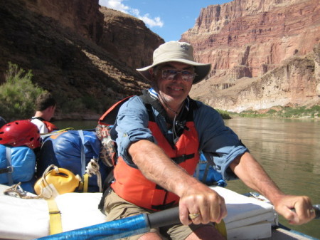 On The Colorado River, heading for rapids