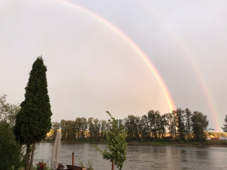 Rainbow from the patio