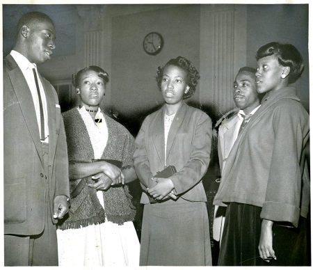 Suit filed against Memphis State College, 1955