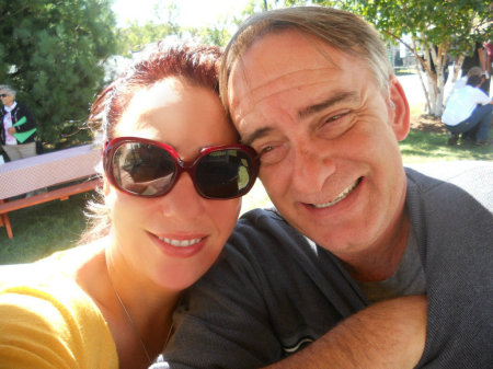 The husband and I at The Big E 2012