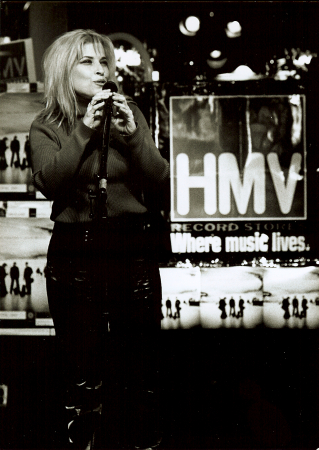 Sang at HMV in NYC in 1990's . cool