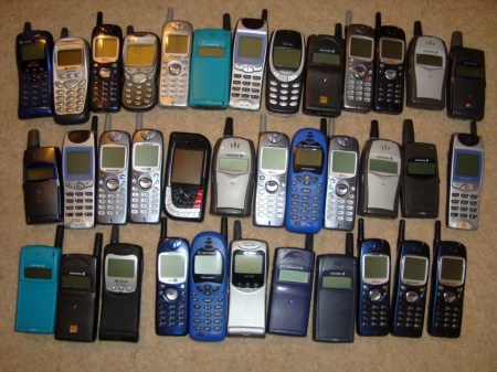 My used cell phone collection