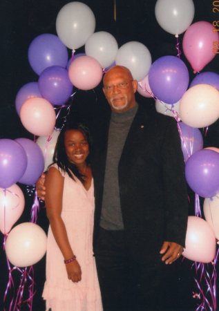 With grand daughter at Father/Daughter Dance