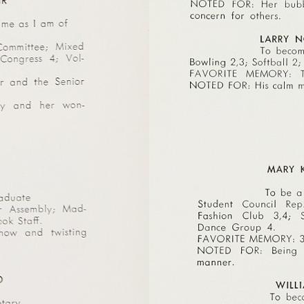 William Morris' Classmates profile album