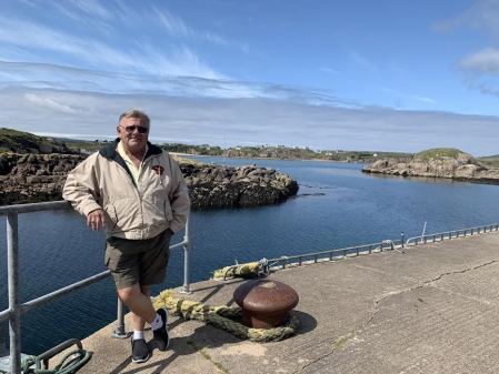 standing at the edge of the northsea in Irela