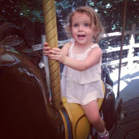 Maren on the merry-go-round