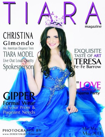 Christina's First Magazine cover