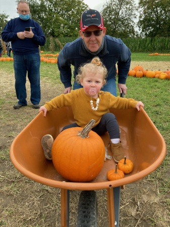 Halloween with my grand daughter