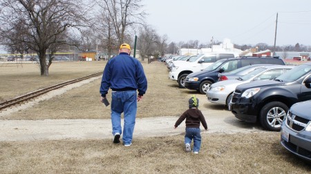 "Gompa" and one of his little buddies.