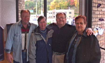 Pittsburgh, at the top of the incline.