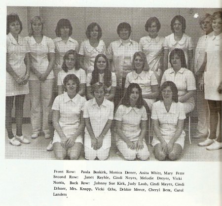 Sonia Malloni's album, Diamond Oaks Voc 1975 Class Pictures