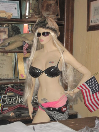 PIcture of me in a New Mexico Biker Bar