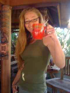 Me at the Kona coffee plantation