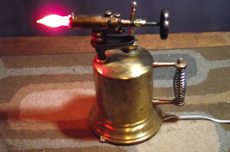 Blow Torch Lamp