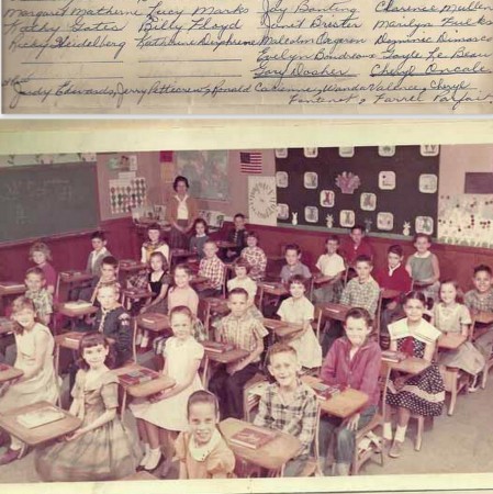 Evelyn Creppel's album, MRS BRUCE&#39;S FIRST GRADE CLASS 1960