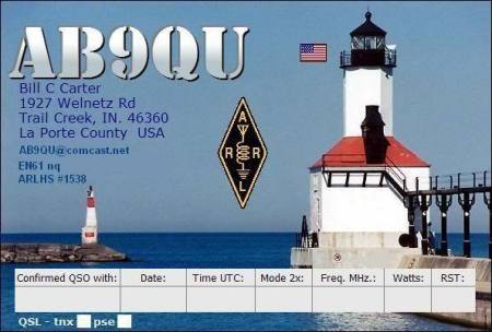 My QSL card