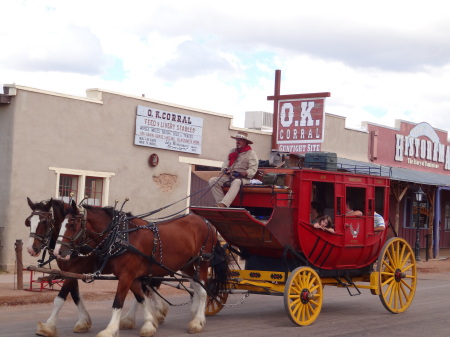 Coach RideTombstone AZ. at O.K. Corral - 2015