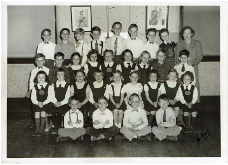 La Verendrye School Grade 2 1954-55 Mrs Frehs