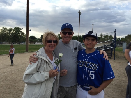 Candi & I with our Grandson 