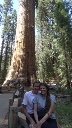 Sequoias with Dee.