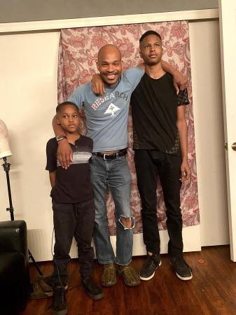 Grandson Kamauri ,Hubby Tim, Son Mickel (16)