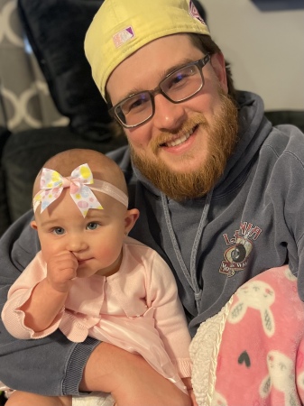 My son and granddaughter