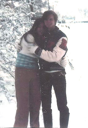 Wife and I in 1977