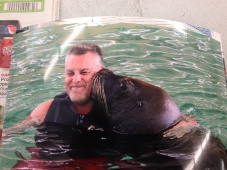 Dale being kissed by Remo in St. Thomas