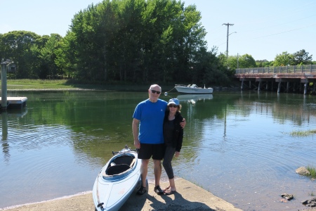 Loving our kayaking together!