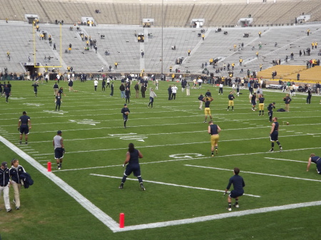 Notre Dame Football Game 2012