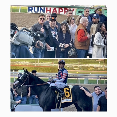 Winners Circle at Santa Anita 1/28/23