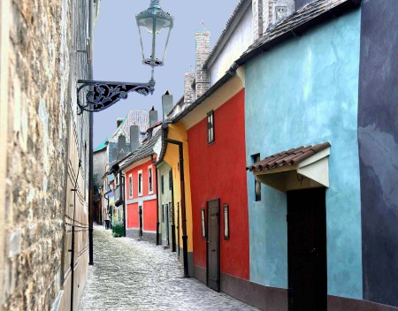 Little houses, Golden Lane, Prague - 8/8/2012