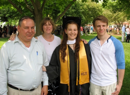 Daughter Rebecca Graduating York College with