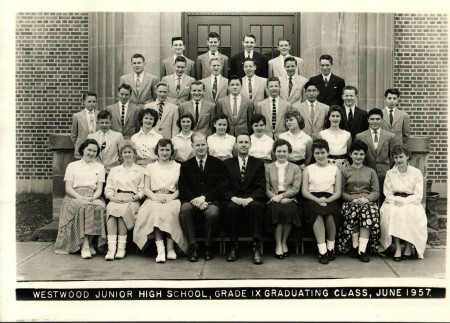 Grad Class Westwood Jr High 1957