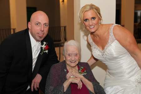 Grandma age 100 at the Wedding