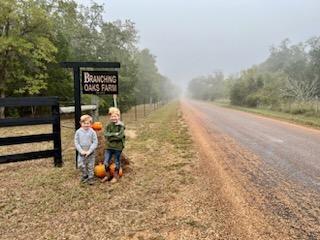 Davis and Cam at our farm, Thanksgiving, 2022