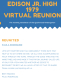 Virtual Reunion: Edison Junior High School Reunion reunion event on Jan 31, 2022 image