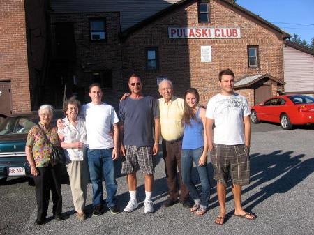 Mom Dad Aunt Jean n the kids