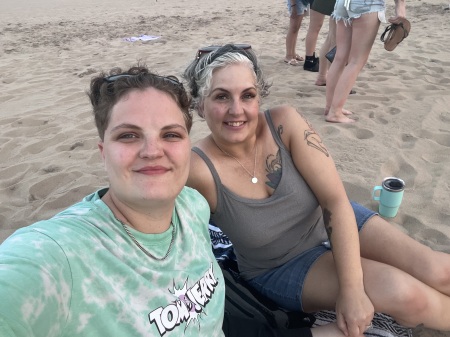 7/23 beach trip with my daughters 