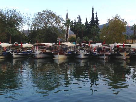 Tourism Boats - Dalyan, Turkey