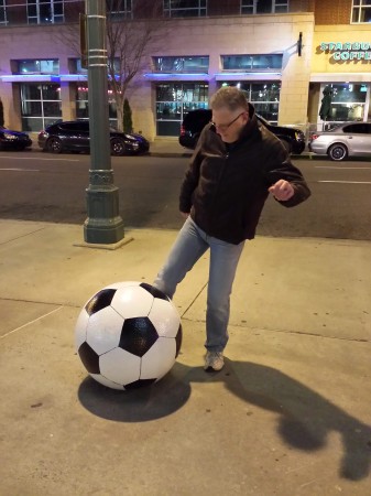 Playing soccer in Memphis!!