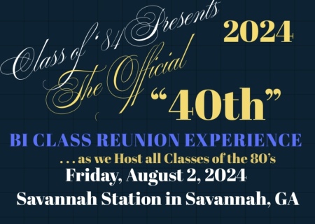 Bradwell Institute 40th Class Reunion