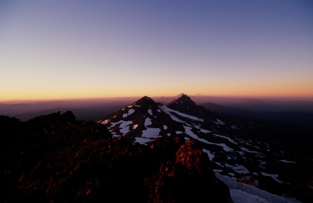 Looking North from the Summit of South Sister