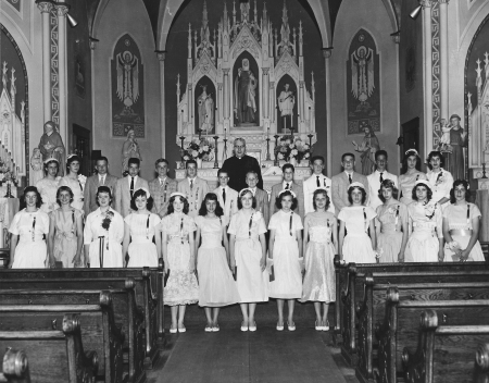 St. Theresa's 8th grade graduation 1958