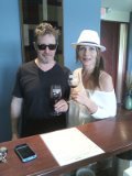 Michael and I wine tasting in Penticton, 2012