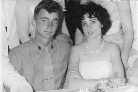 Bill White, Kathy McCarthy senior prom 1961