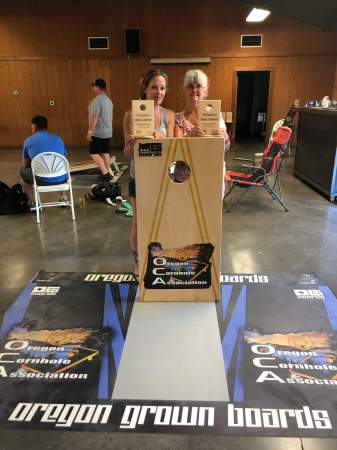 1st Place Oregon State Women's Cornhole 2019